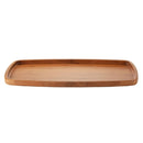 bamboo rectangle plate 14" x 7" side