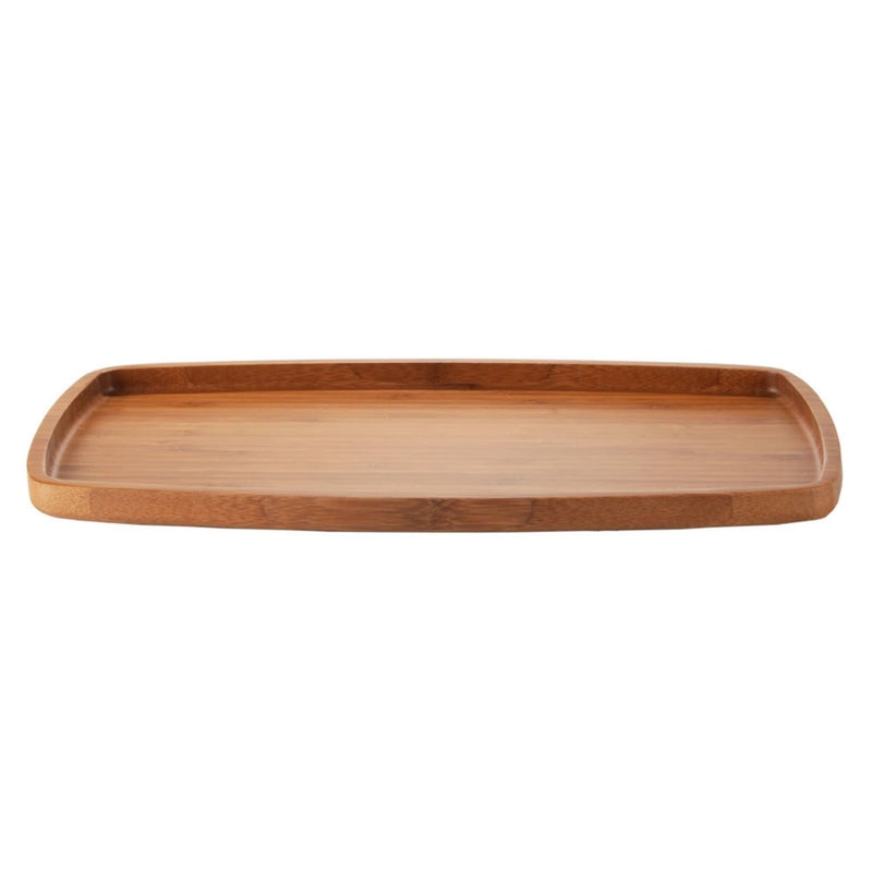 bamboo rectangle plate 14" x 7" side