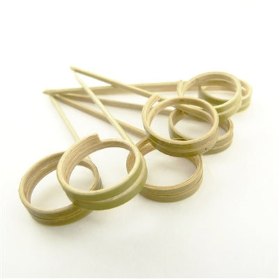 bamboo natural ring picks tops
