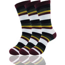 Men's Bamboo Stripe Socks: 3 Pairs
