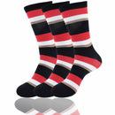 Men's Bamboo Stripe Socks: 3 Pairs