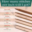 how many stitches will I get