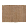 bamboo sushi style kitchen placemat brown with string