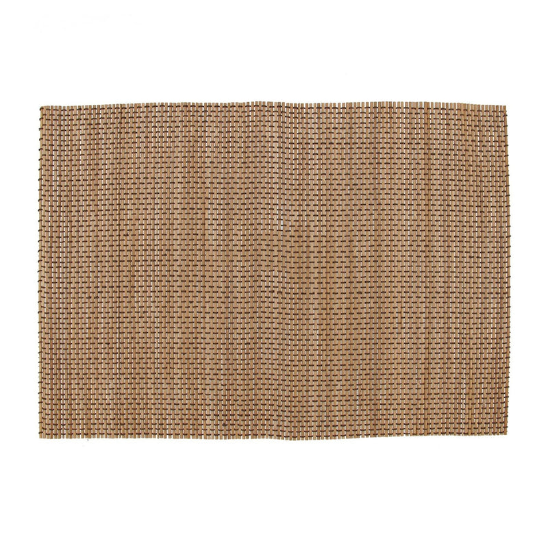 bamboo sushi style kitchen placemat brown with string