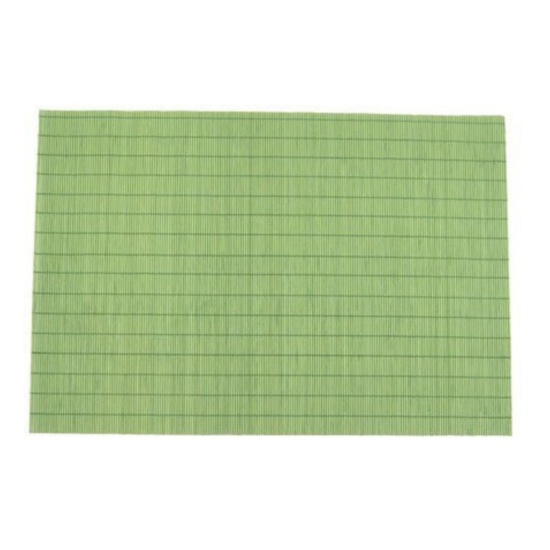 bamboo sushi style placemat green