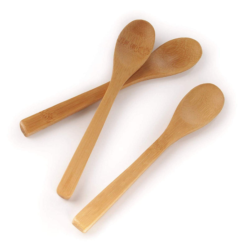 premium quality solid bamboo teaspoons