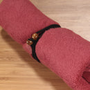 bamboo travel utensils wash cloth set red towel zoom