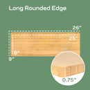 Extra Long Bamboo Serving Tray