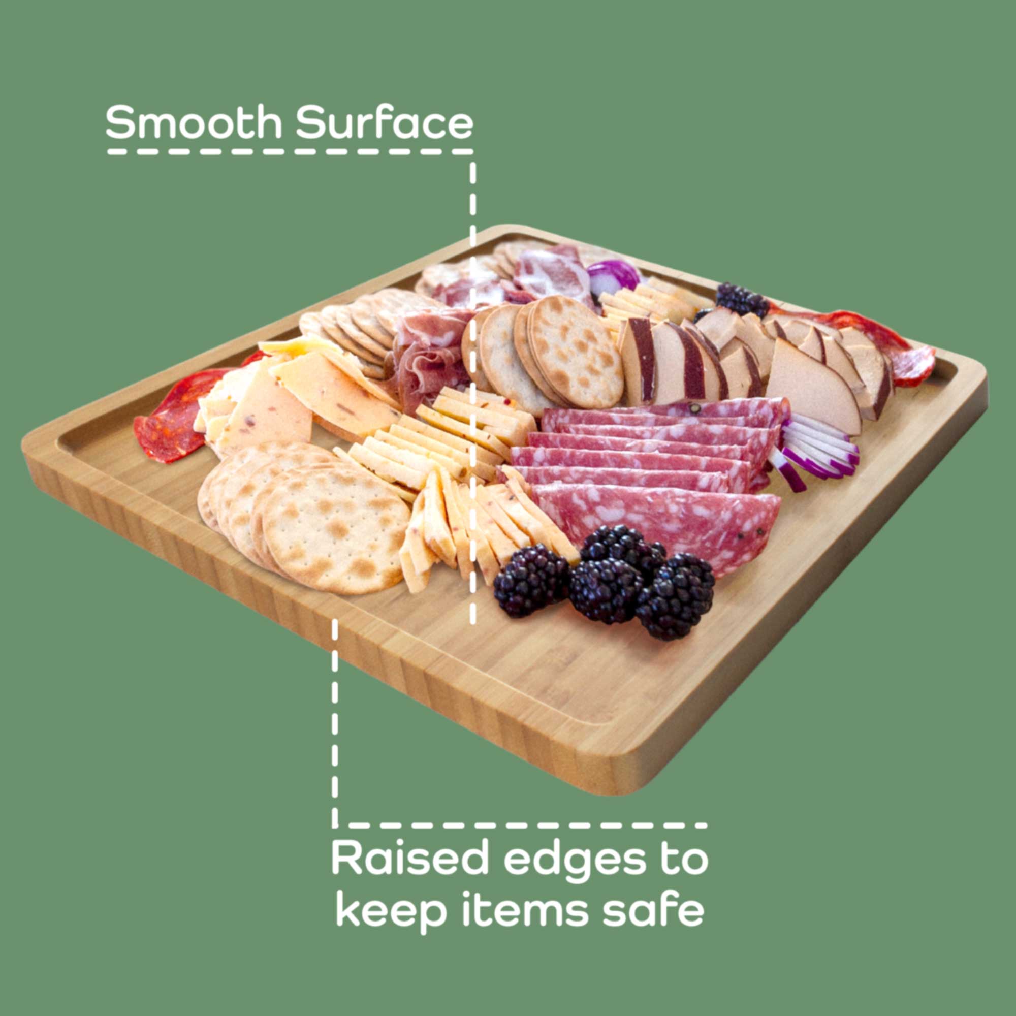 Extra Long Bamboo Serving Tray