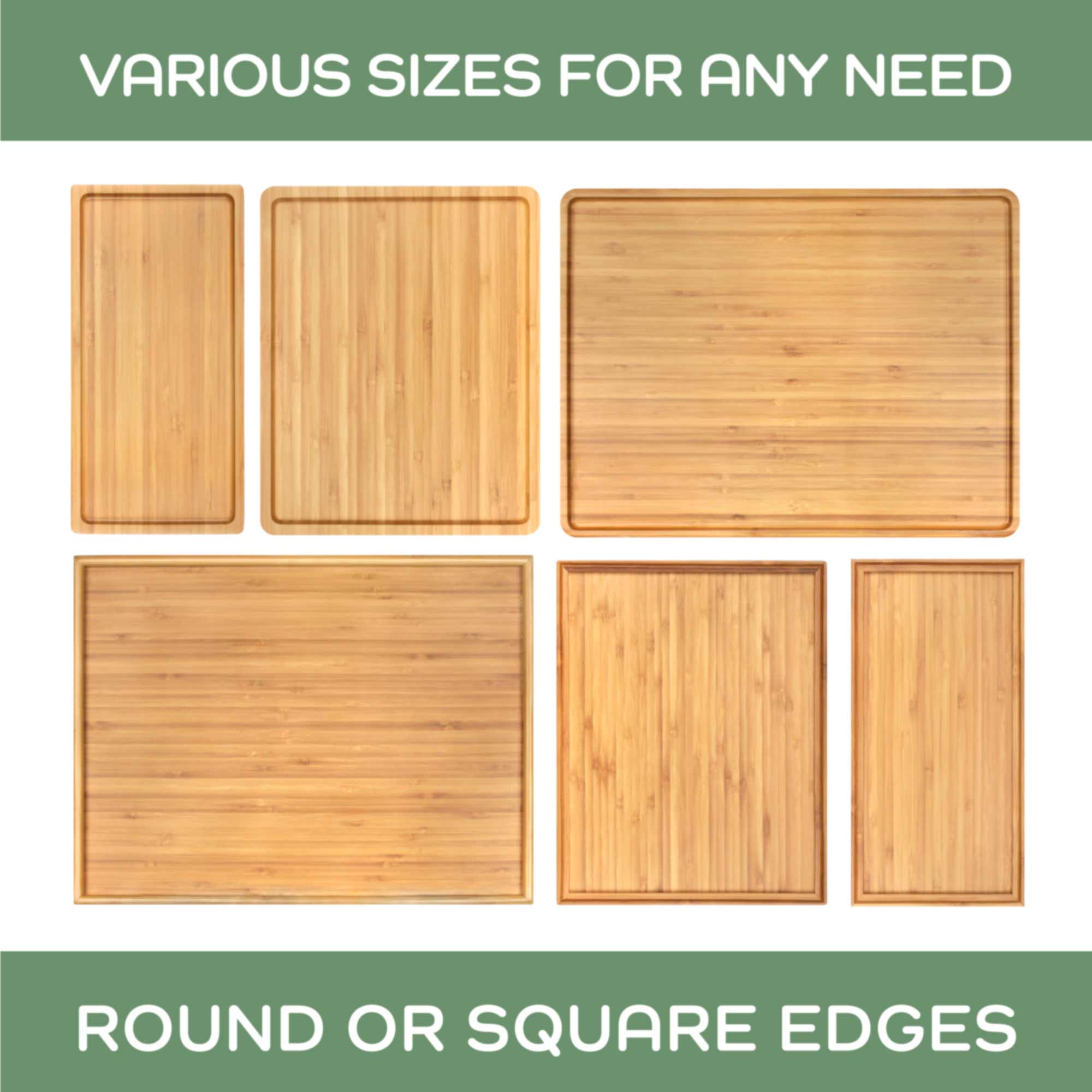 Large Bamboo Serving Tray