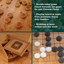 Chinese Chess and Go Reversible Game Board