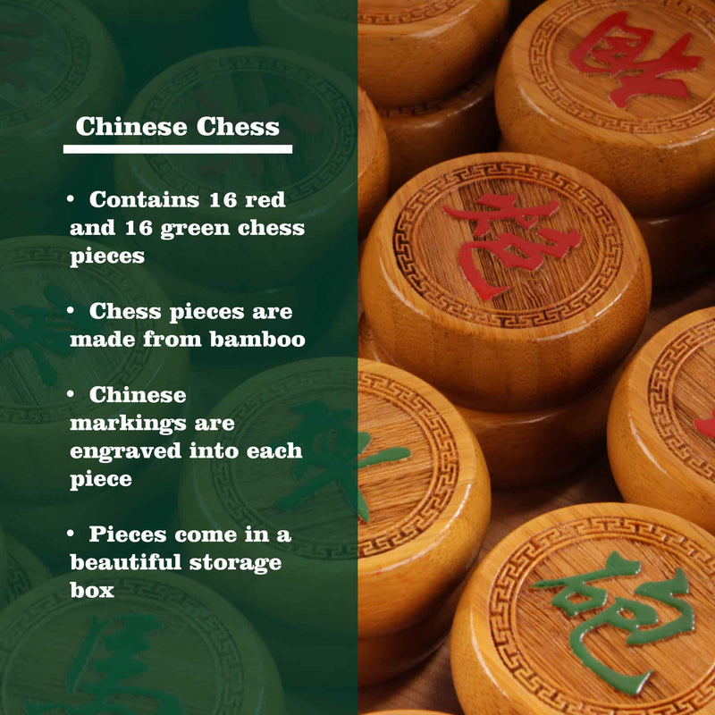 Chinese Chess and Go Reversible Game Board