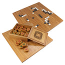 Chinese Chess and Go Reversible Game Board
