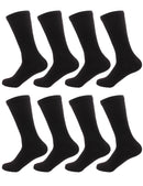 mens black bamboo crew socks bulk