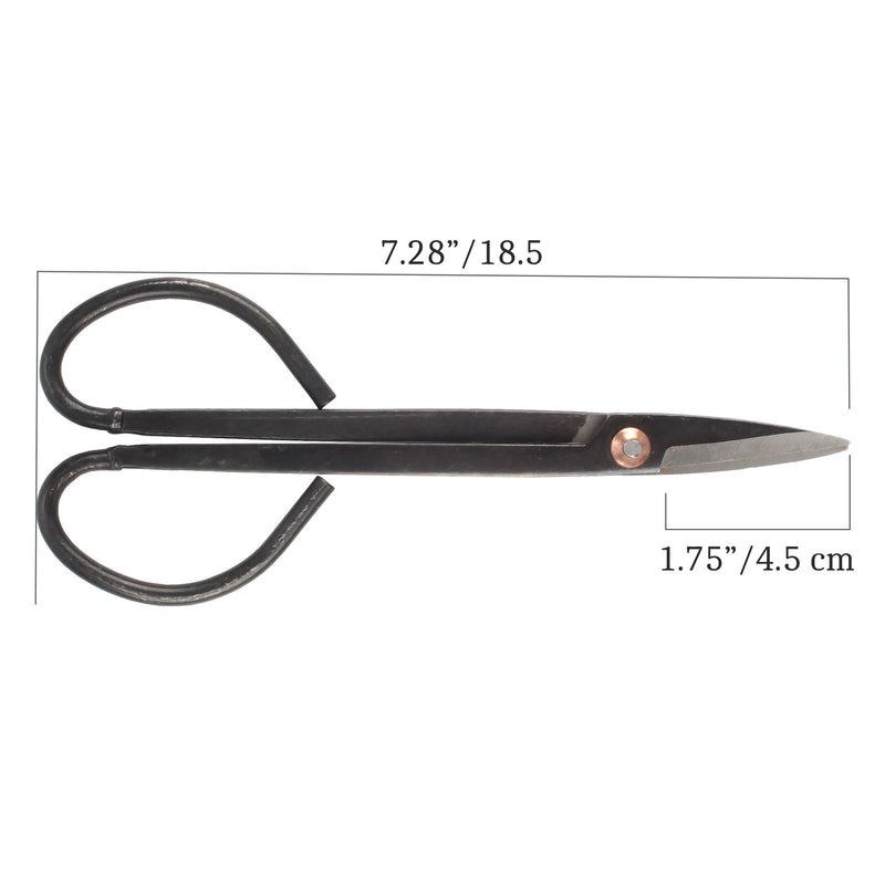 black bonsi trimming shear tool dimensions