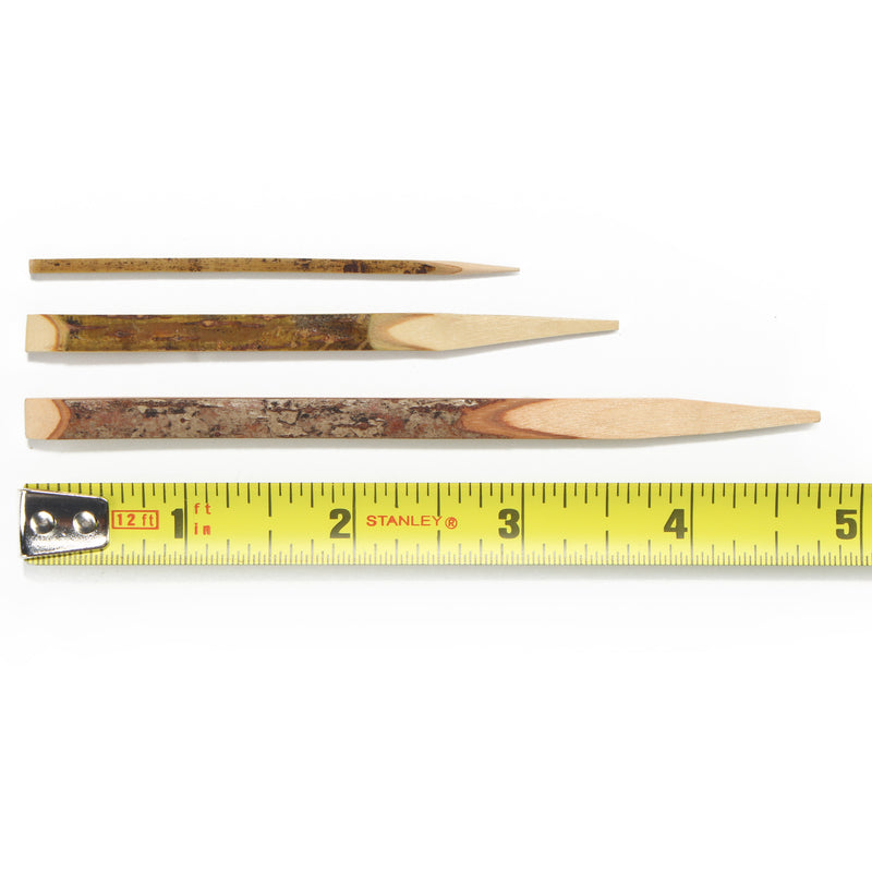 black willow flat picks skewers measurement measure sizes lengths