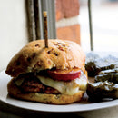 black willow flat picks skewers burger hamburger appetizer food