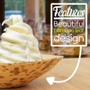 Shallow Thermo Pressed Leaf Bowl