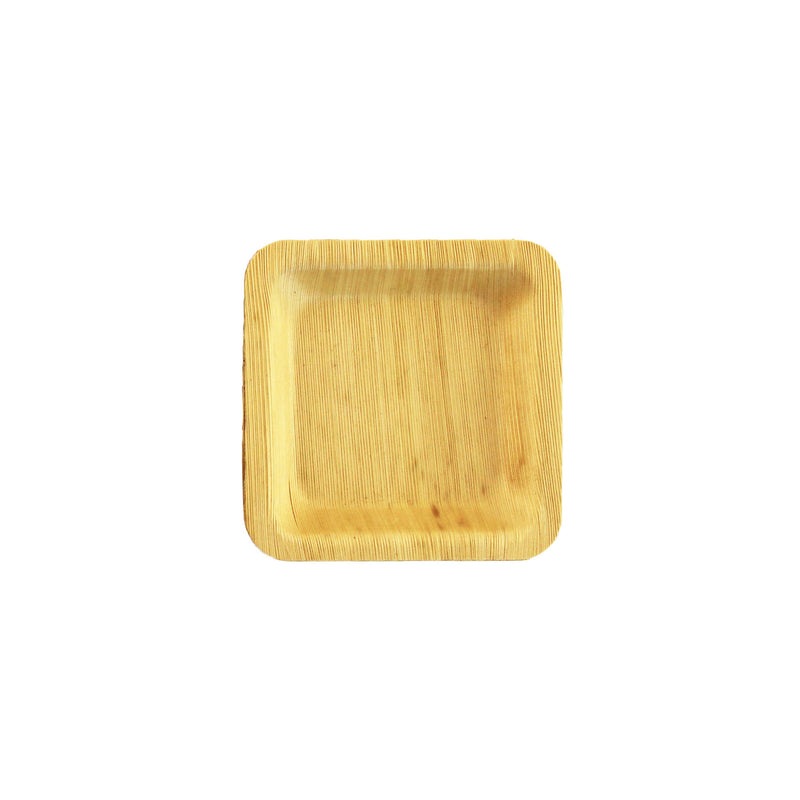 Premium Bamboo Leaf Square Plates - Various Sizes