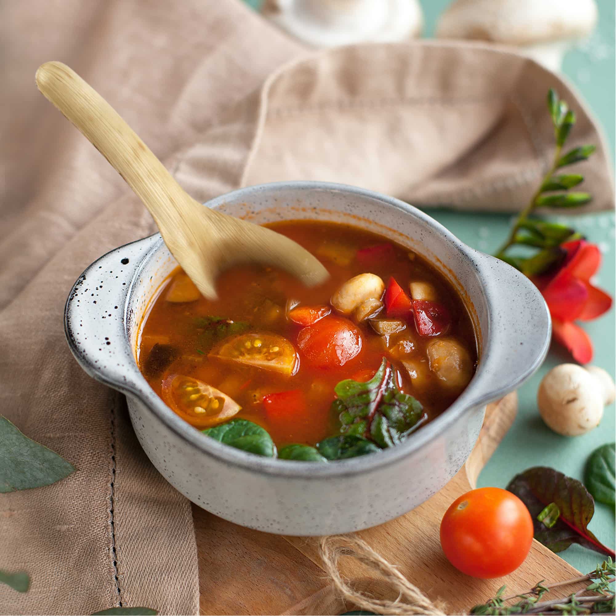 Bamboo Leaf Chinese Soup Spoon