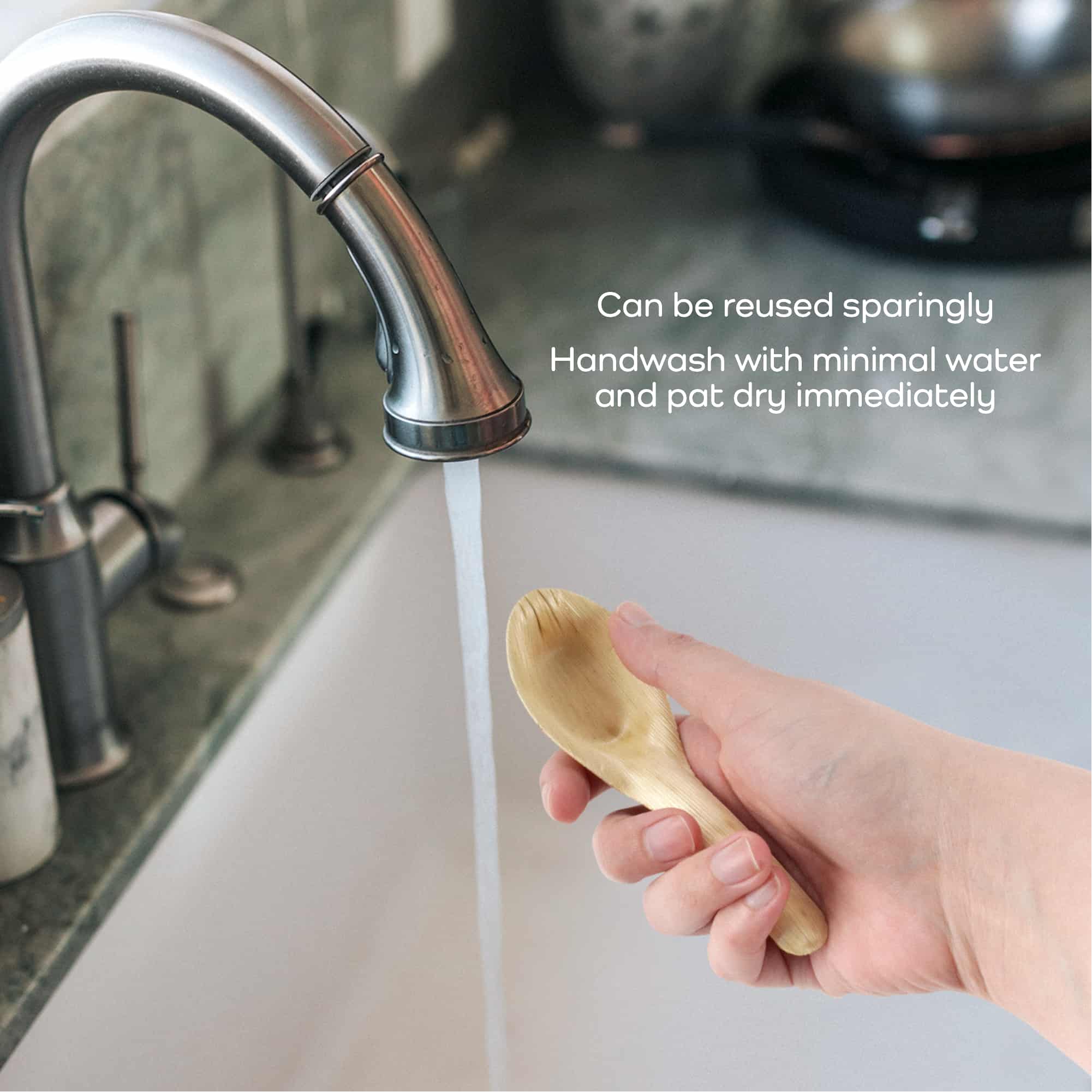 Bamboo Leaf Chinese Soup Spoon