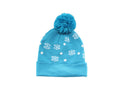 blue snowman christmas light up beanie