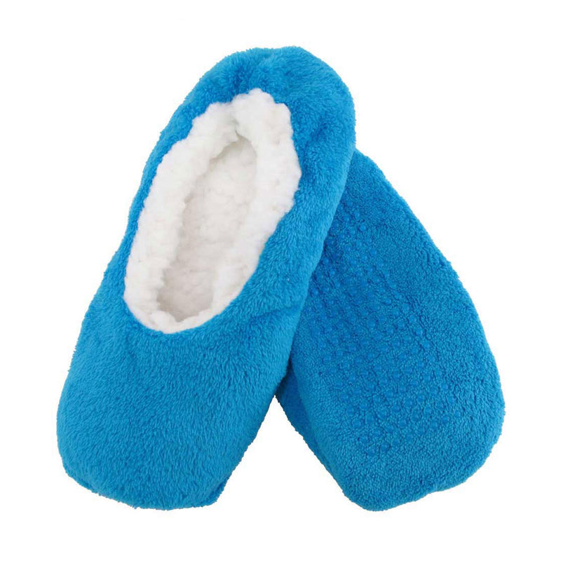 Women's Soft Warm Microfiber Cozy Fuzzy Colorful Non-Slip Slippers, 3 Pairs Single Color