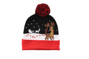 reindeer christmas light up beanie