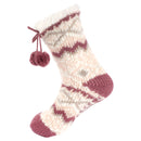 Cabin Fleece-Lined Non-Slip Crew Socks