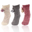 Cabin Fleece-Lined Non-Slip Crew Socks