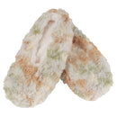 Women's Tie-Dye Fuzzy Slippers: Singles