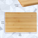 Bamboo Cutting Boards 15" x 9.5" x 0.75" - 3 Styles