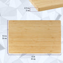 Bamboo Cutting Boards 15" x 9.5" x 0.75" - 3 Styles