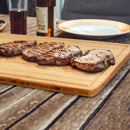 Bamboo Grooved Cutting 16.85" x 11.75" x 0.5"/0.6"