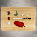 Bamboo Grooved Cutting 16.85" x 11.75" x 0.5"/0.6"