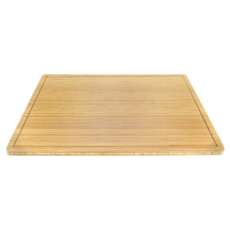 BambooMN Bulk Wholesale Premium Bamboo Grooved Cutting Board - 11 x 11 x  .75 - 10 Piece