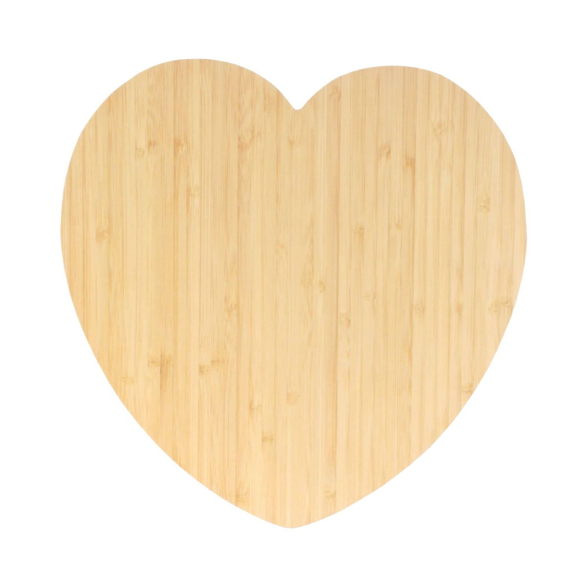 Heart-Shaped Bamboo Cutting Board