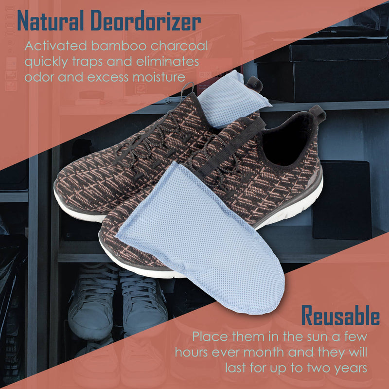 charcoal shoe inserts odor absorber