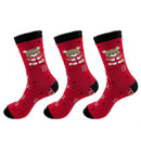 Women's Double Layer Christmas Animal Socks
