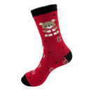 Women's Double Layer Christmas Cozy Fuzzy Cabin Animal Socks - 1 Pair