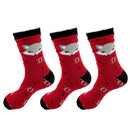 Women's Double Layer Christmas Animal Socks