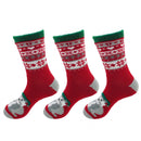 Women's Double Layer Christmas Animal Socks