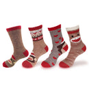 Women's Double Layer Christmas Animal Socks