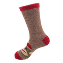 Women's Double Layer Christmas Cozy Fuzzy Cabin Animal Socks - 1 Pair