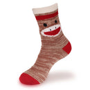 Women's Double Layer Christmas Cozy Fuzzy Cabin Animal Socks - 1 Pair