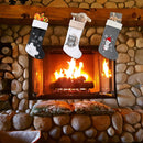 Hand-Embroidered Christmas Stockings