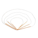 Circular Bamboo Knitting Needles Set: 4 Lengths/Size