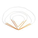Circular Bamboo Knitting Needles Set: 4 Lengths/Size