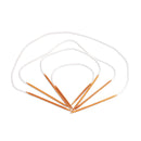 Circular Bamboo Knitting Needles Set: 4 Lengths/Size