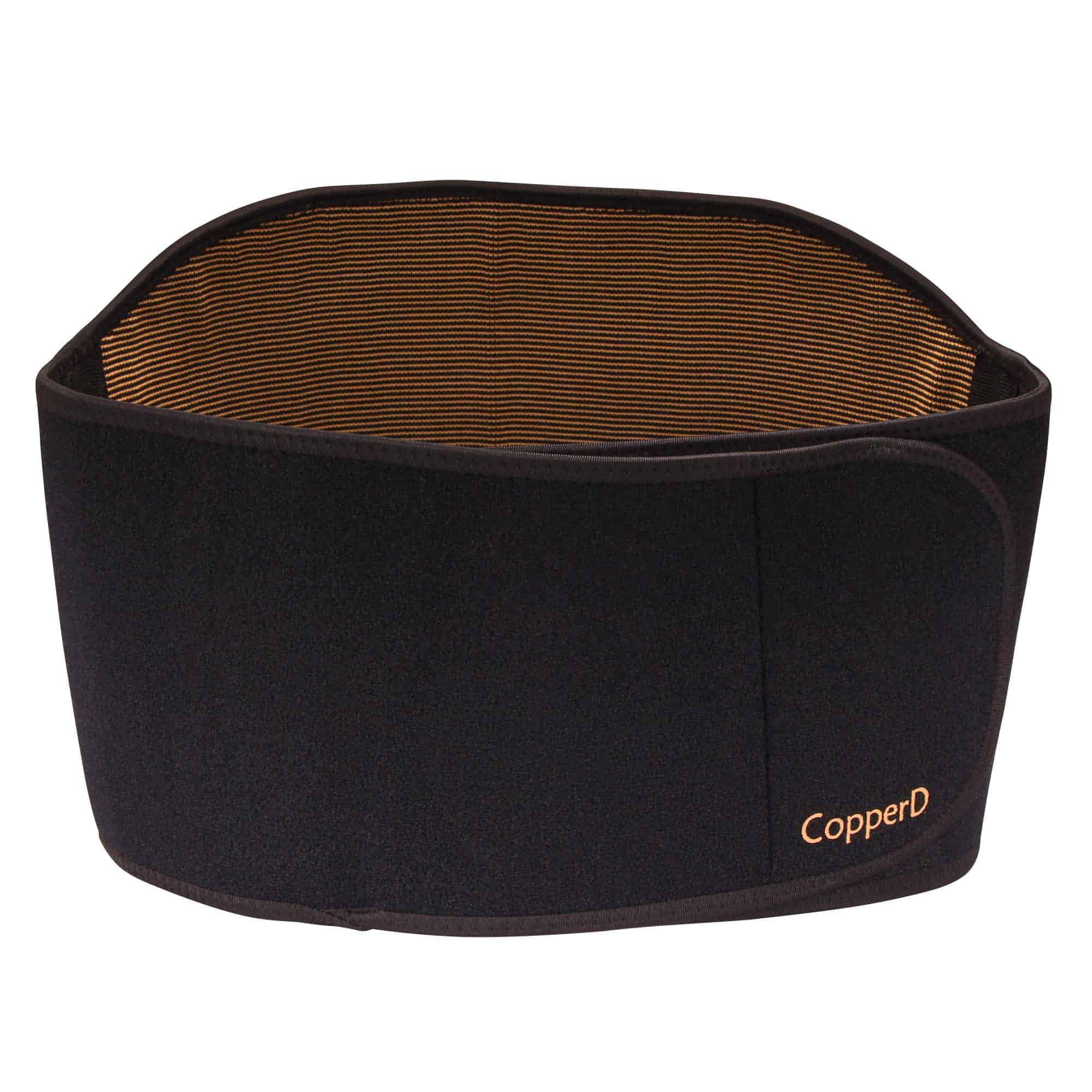 Copper D Compression Gear Waist Trainer Brace. Available in 2 different sizes